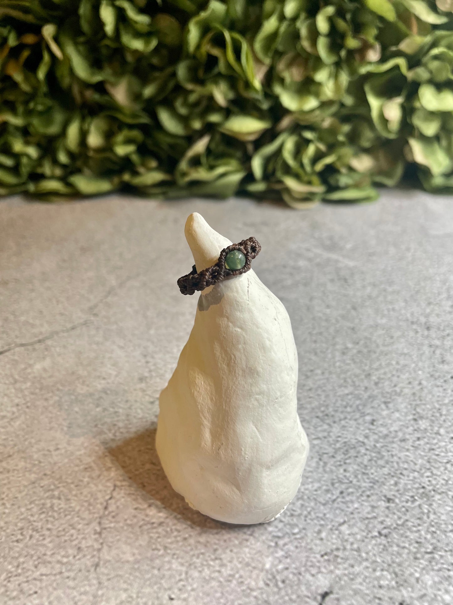 Brown Vine | Fancy Jasper Macrame Ring