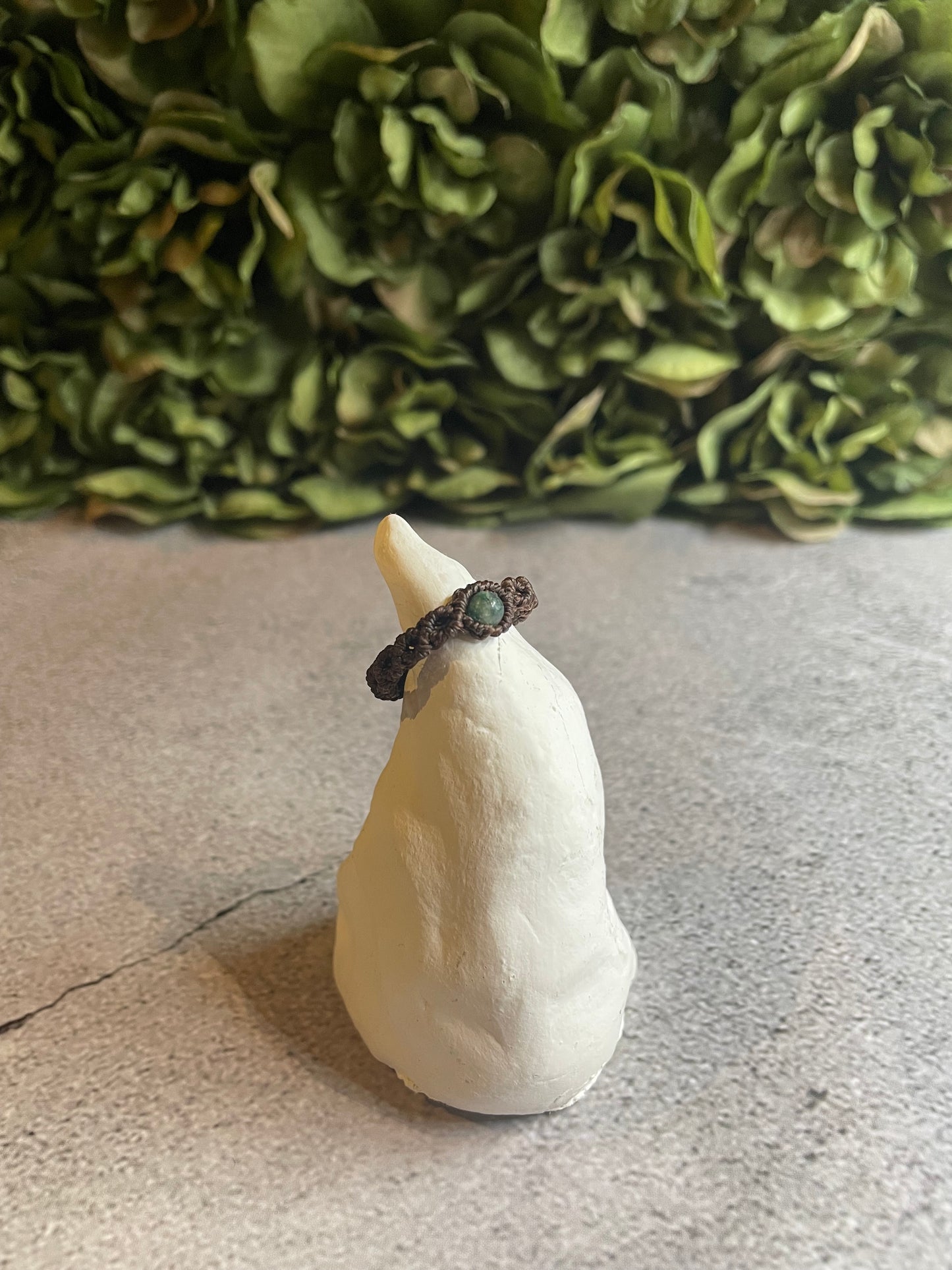 Brown Vine | Fancy Jasper Macrame Ring