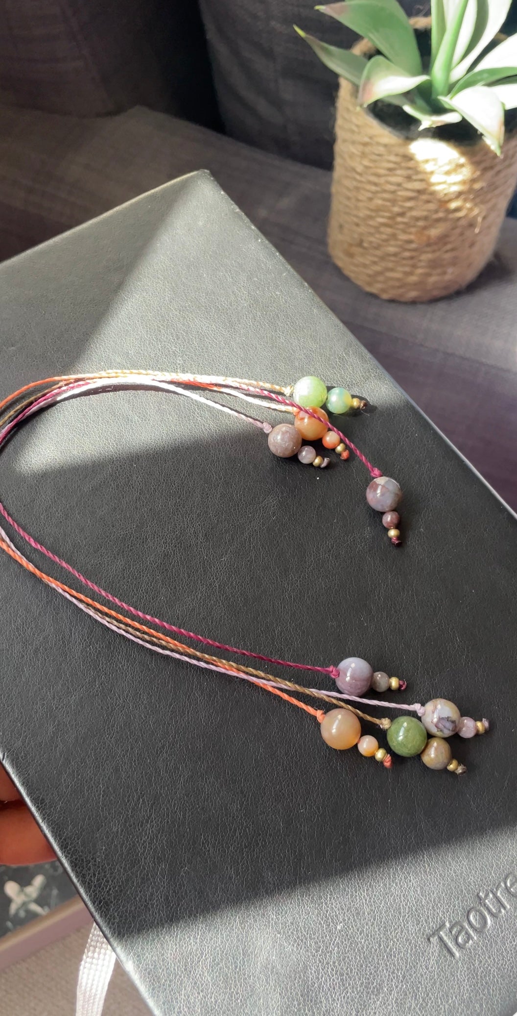 Wanderlight | Fancy Jasper Macrame Bookmarks