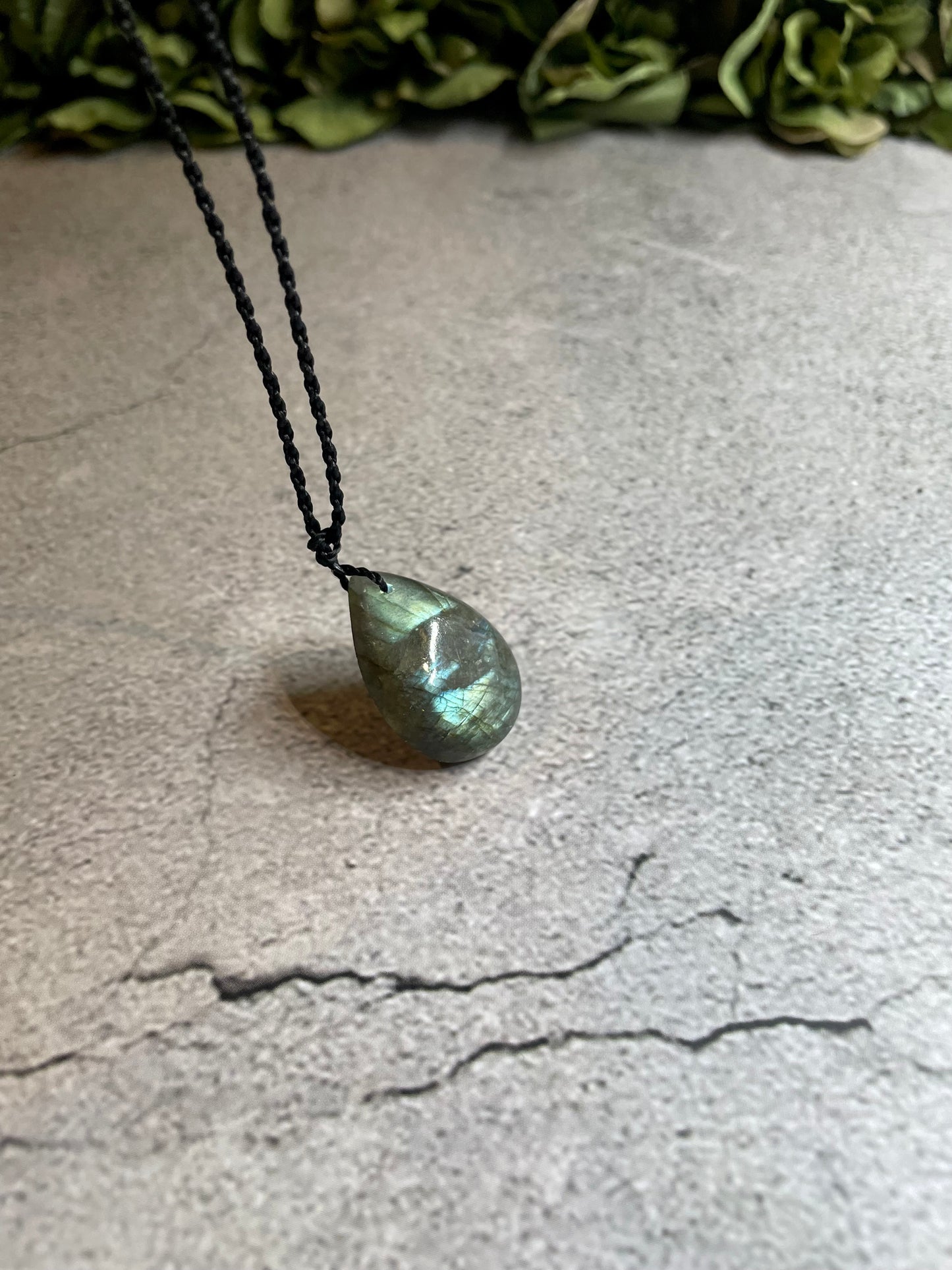 Simple Labradorite Necklace