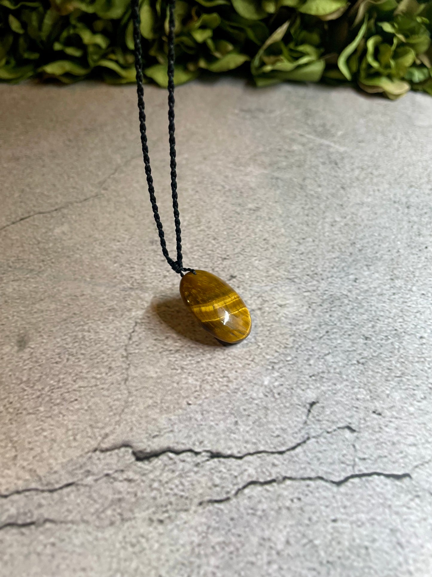 Simple Tiger’s Eye Necklace