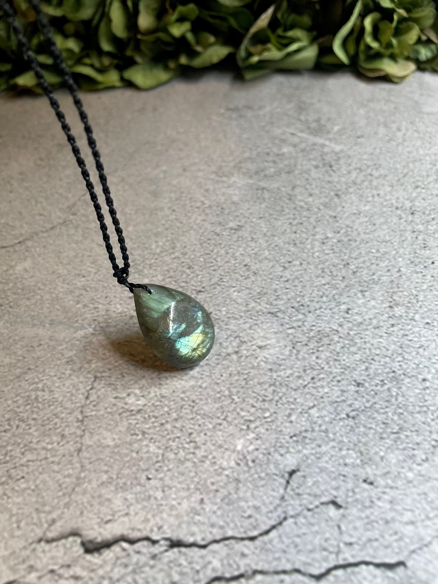 Simple Labradorite Necklace