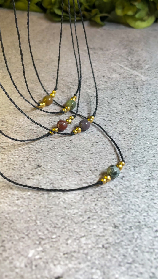 Vivacity | Fancy Jasper Macrame Necklace