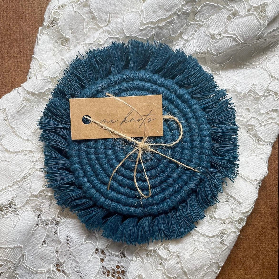 Boho Macrame Coasters