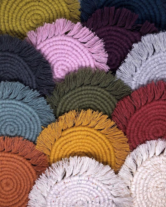 Boho Macrame Coasters