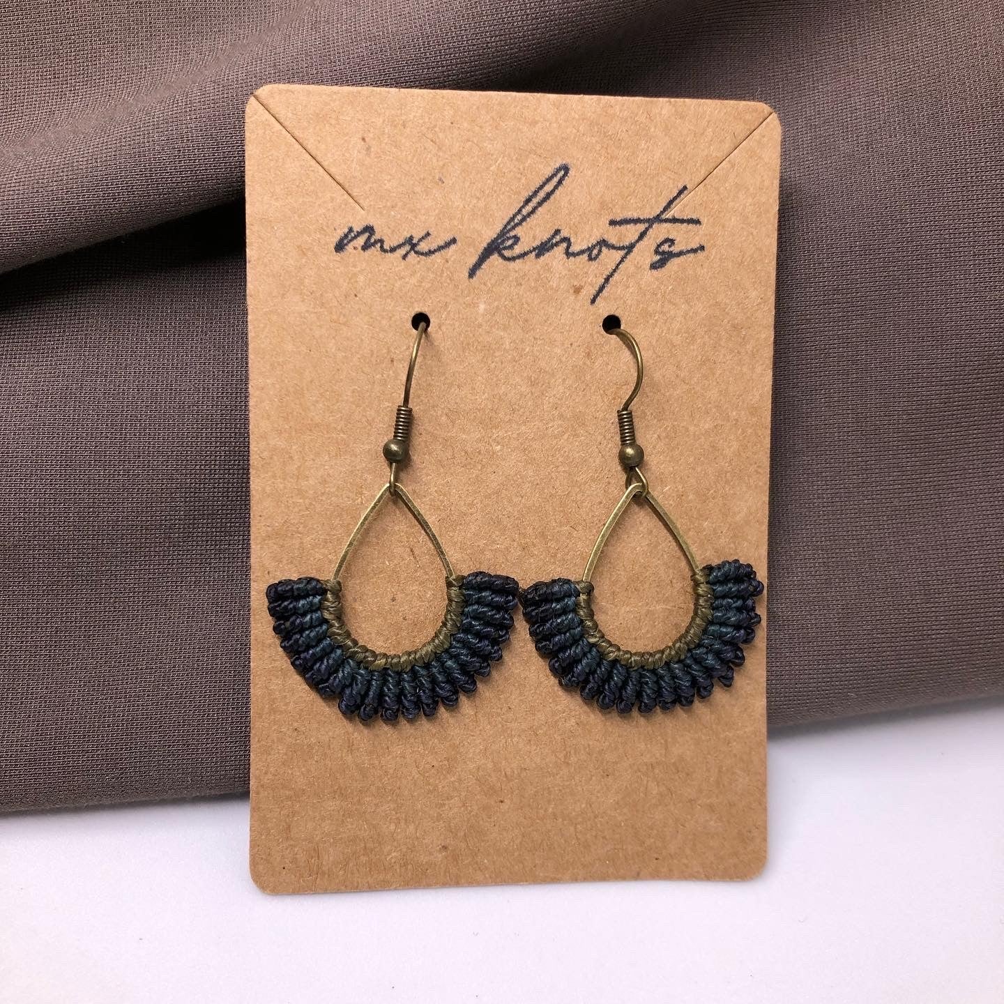 Peacock Drop Earrings