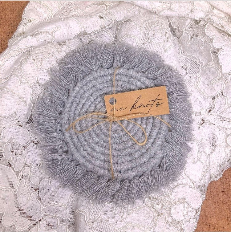Boho Macrame Coasters