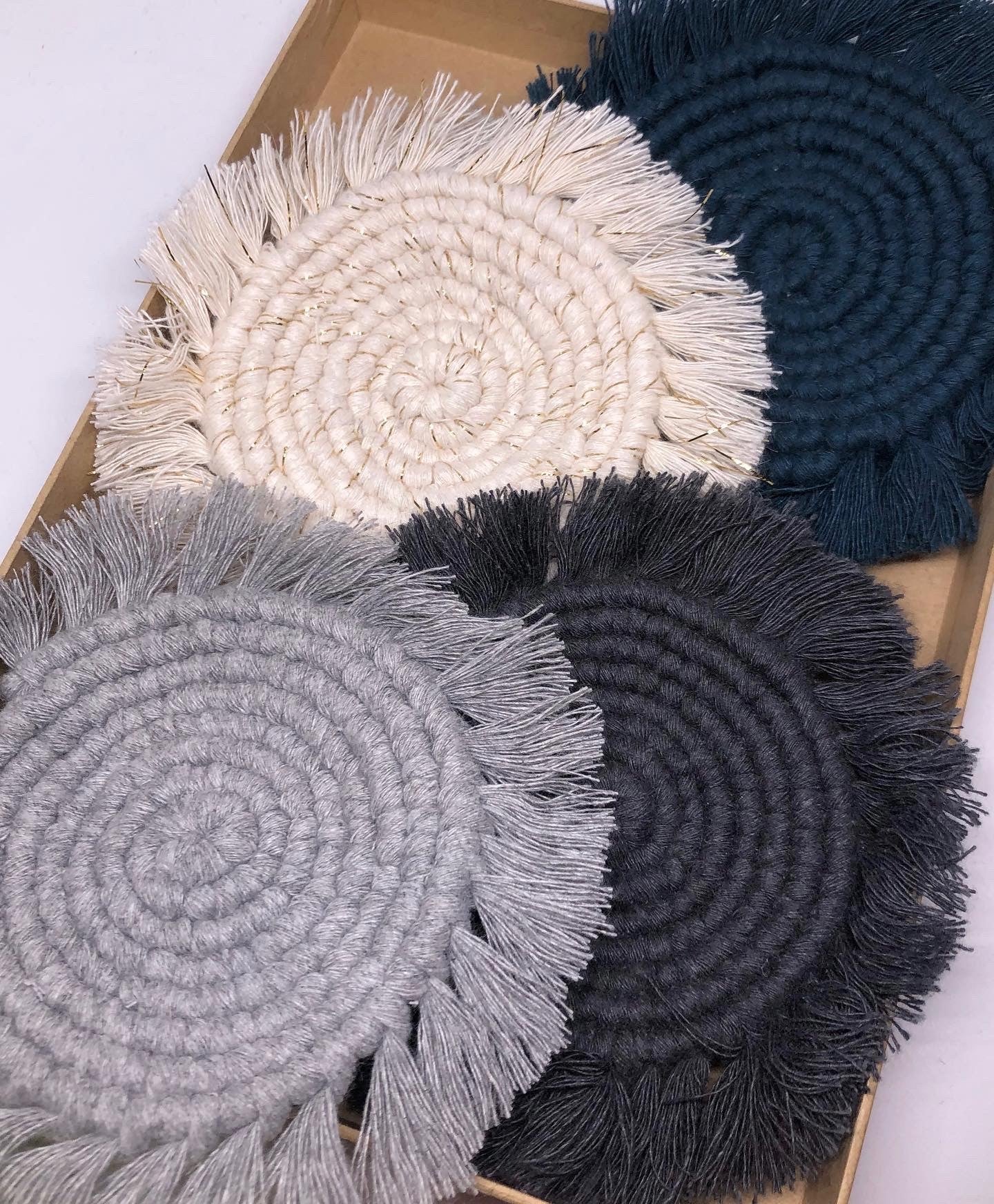 Boho Macrame Coasters