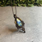 Victoria | Labradorite Macrame Necklace