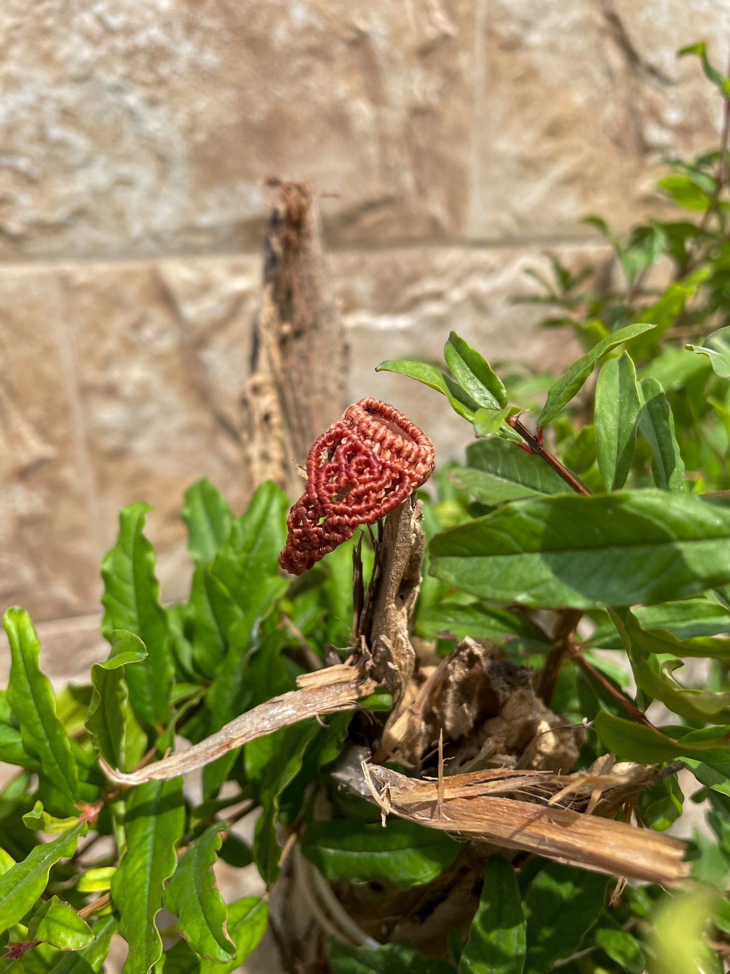 Travel Collection: Radiance | Sunstone Macrame Ring