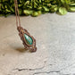 Hazel | Chrysocolla Macrame Necklace