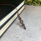 Grounded Tales | Fancy Jasper Macrame Bookmark