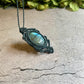 Ocean Eyes | Labradorite Macrame Necklace