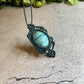 Ocean Eyes | Labradorite Macrame Necklace