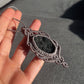 Selah | Gray Amethyst Macrame Necklace