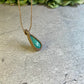 Riverstone | Chrysoprase Macrame Necklace