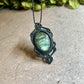 Ocean Eyes | Labradorite Macrame Necklace