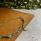 Leaf Dance | Fancy Jasper & Snow Quartz Macrame Anklet