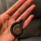 Nyra | Ammonite Macrame Keychain
