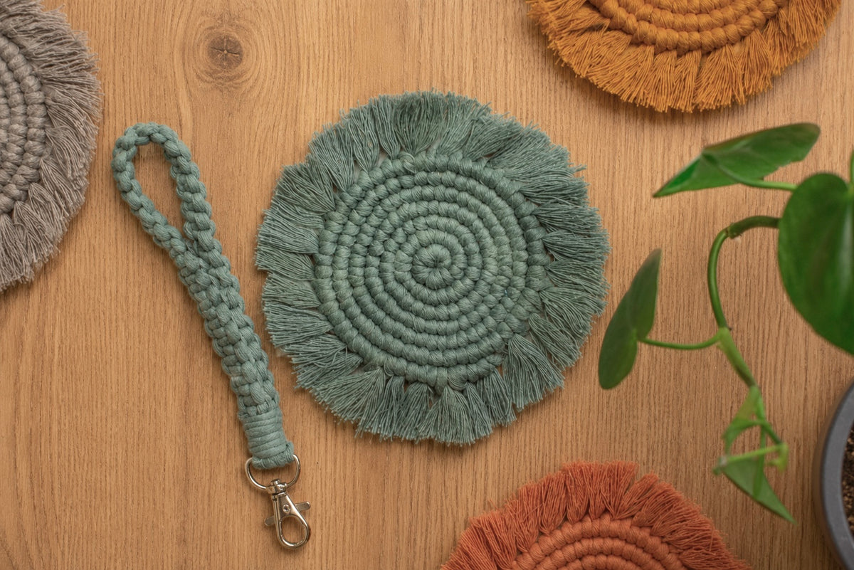 Boho Macrame Coasters