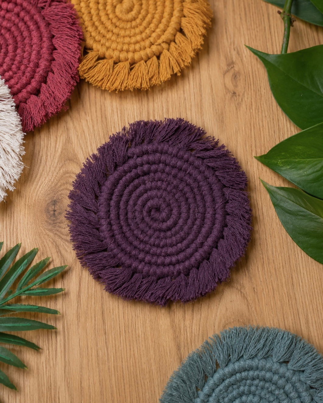 Boho Macrame Coasters