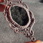 Selah | Gray Amethyst Macrame Necklace