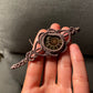 Lila | Ammonite Macrame Bracelet