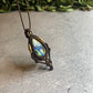 Victoria | Labradorite Macrame Necklace