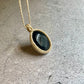 Ava | Druzy Onyx Macrame Necklace