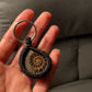Nyra | Ammonite Macrame Keychain
