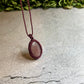 Maeve | Strawberry Quartz Macrame Necklace