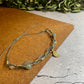 Leaf Dance | Fancy Jasper & Snow Quartz Macrame Anklet