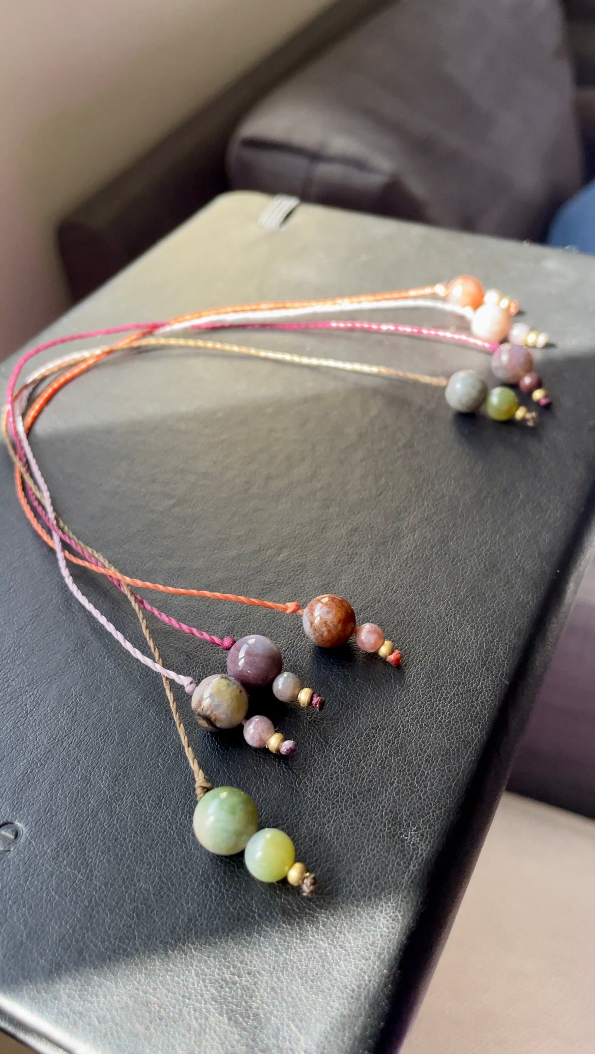 Wanderlight | Fancy Jasper Macrame Bookmarks