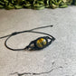 Black Bark | Tiger's Eye Macrame Bracelet