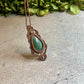 Hazel | Chrysocolla Macrame Necklace