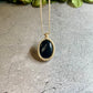 Ava | Druzy Onyx Macrame Necklace