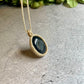 Ava | Druzy Onyx Macrame Necklace