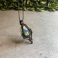 Victoria | Labradorite Macrame Necklace