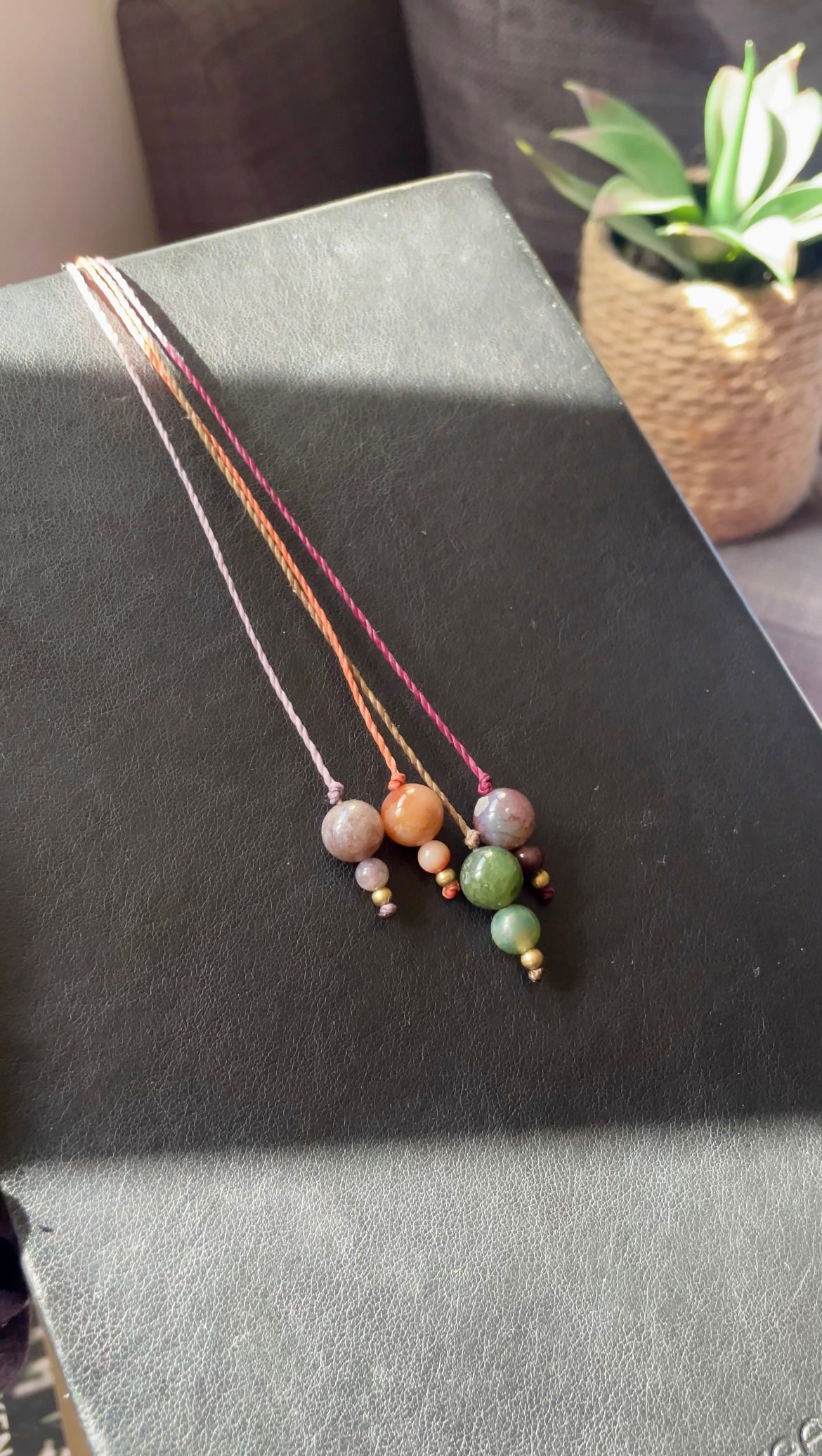 Wanderlight | Fancy Jasper Macrame Bookmarks