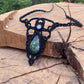 Sylvamoon | Seraphinite & Moonstone Macrame Necklace
