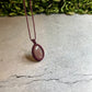 Maeve | Strawberry Quartz Macrame Necklace