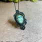 Ocean Eyes | Labradorite Macrame Necklace