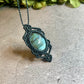 Ocean Eyes | Labradorite Macrame Necklace