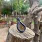 Mara | Ammonite Macrame Necklace
