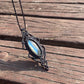 Nyra | Labradorite Macrame Necklace