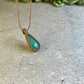Riverstone | Chrysoprase Macrame Necklace