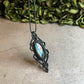 Nyra | Labradorite Macrame Necklace
