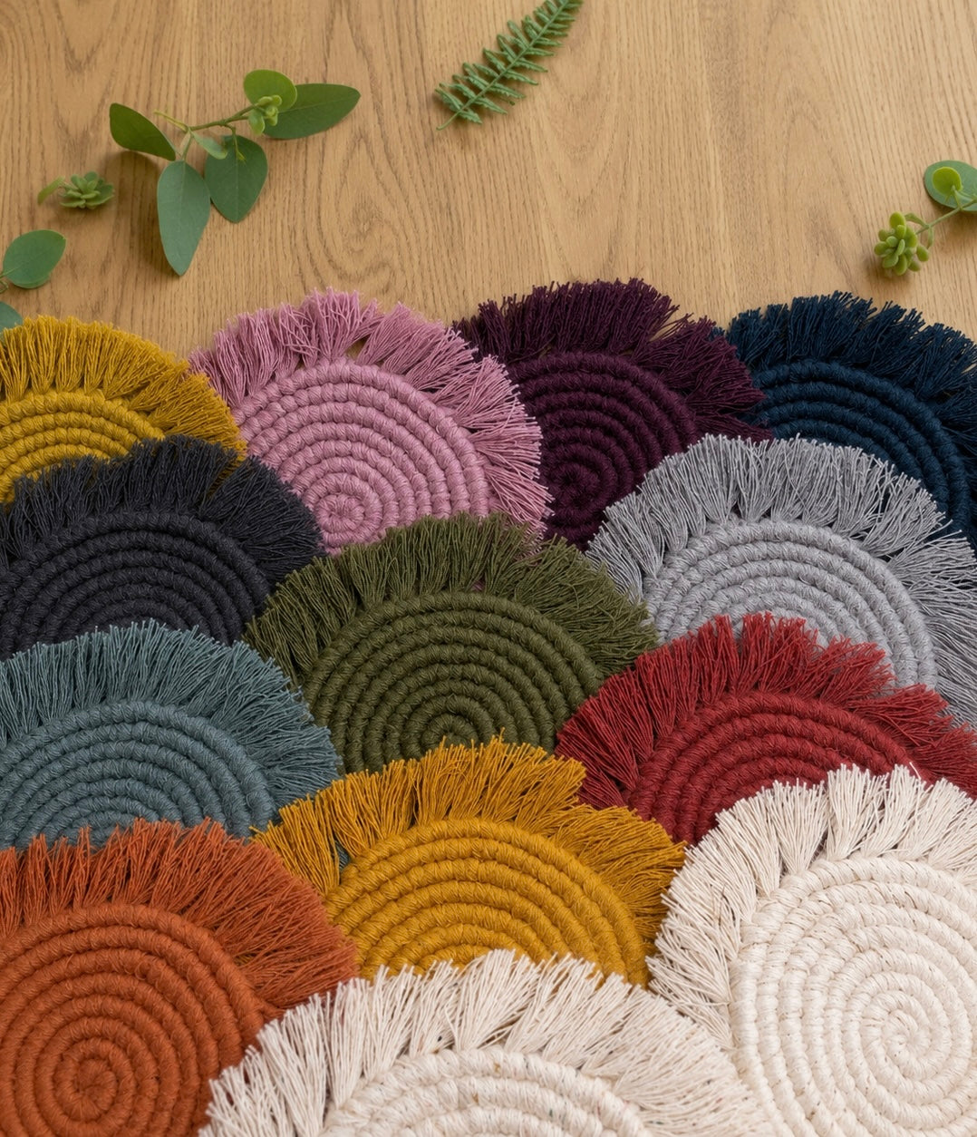 Boho Macrame Coasters