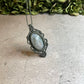 Fern | Moss Agate Macrame Necklace