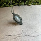 Fern | Moss Agate Macrame Necklace
